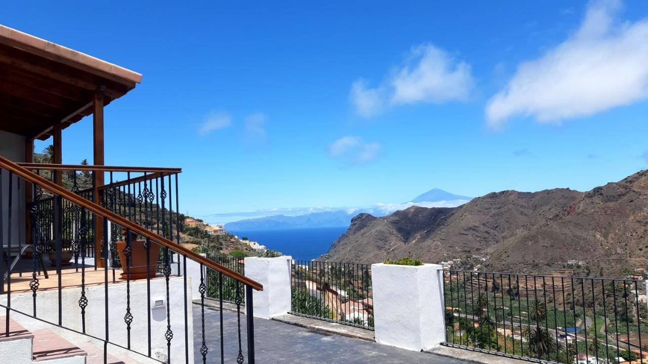 Casa La Sabina Roja 1 - Casa Con Impresionantes Vistas Sobre Hermigua Y El Mar Екстериор снимка