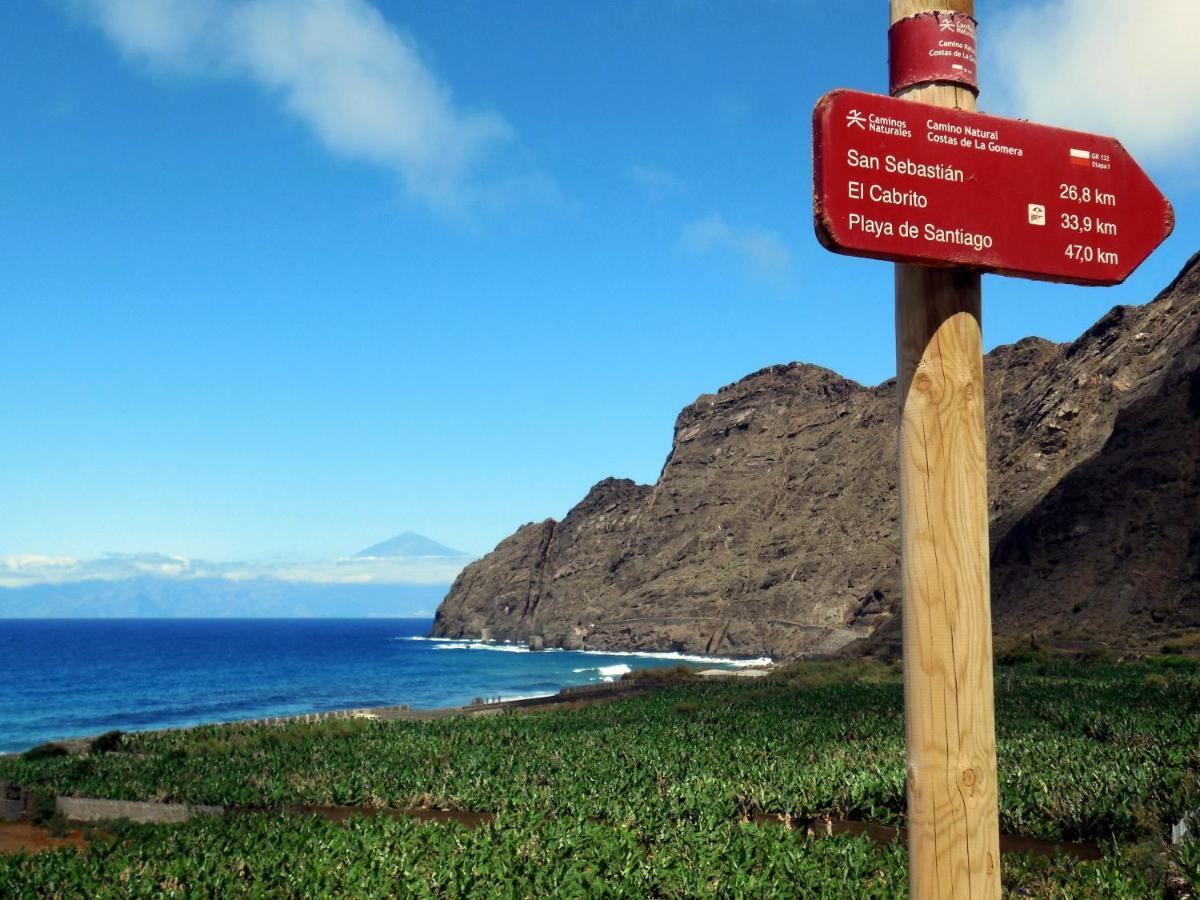 Casa La Sabina Roja 1 - Casa Con Impresionantes Vistas Sobre Hermigua Y El Mar Екстериор снимка