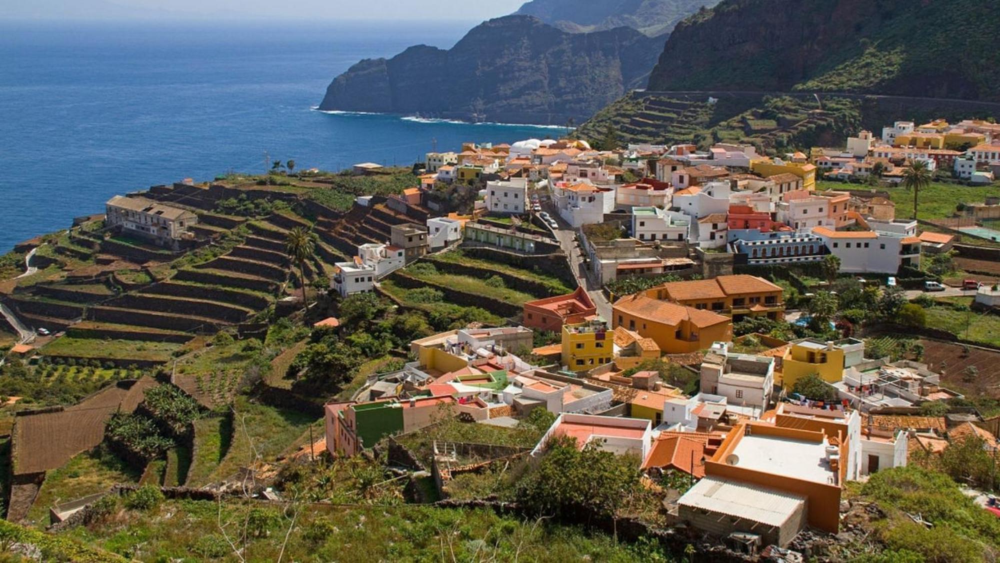 Casa La Sabina Roja 1 - Casa Con Impresionantes Vistas Sobre Hermigua Y El Mar Екстериор снимка